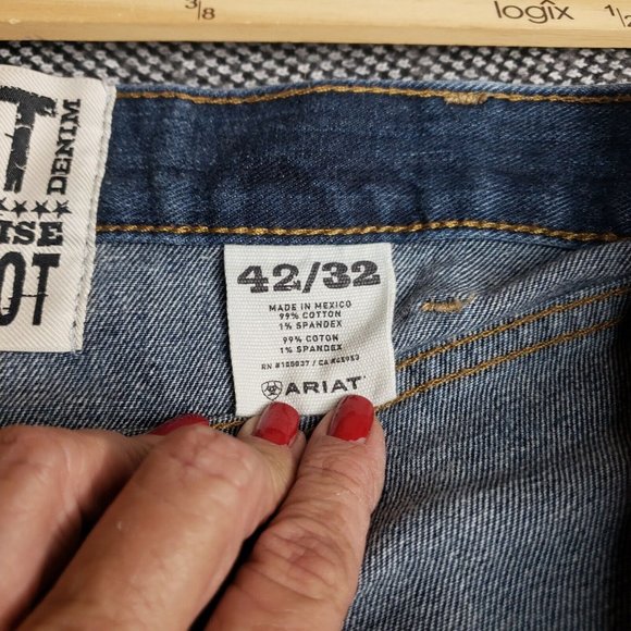 Ariat Low Rise Denim M4 Boot Mens Size 42x32 - Picture 4 of 8